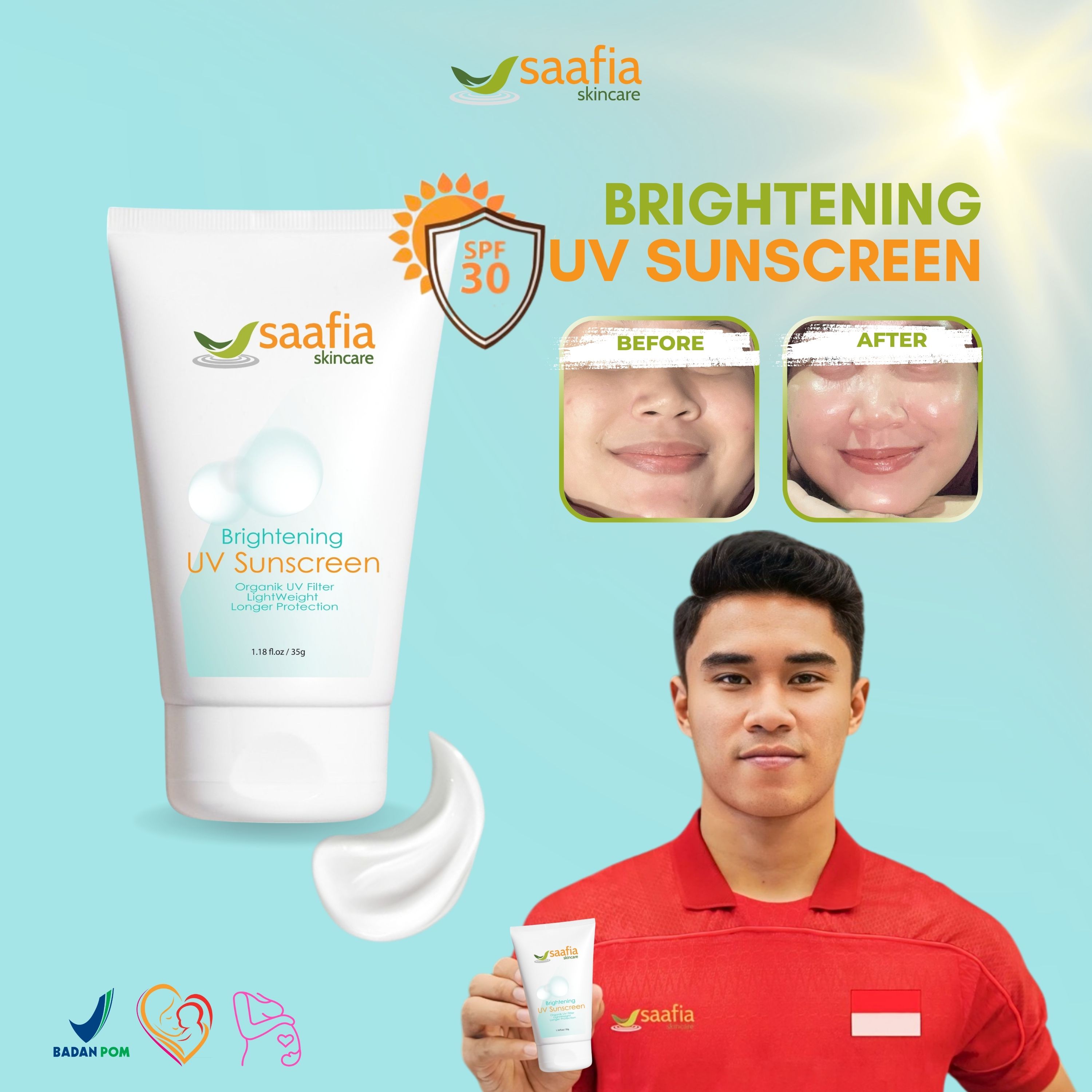 Brightening UV Sunscreen