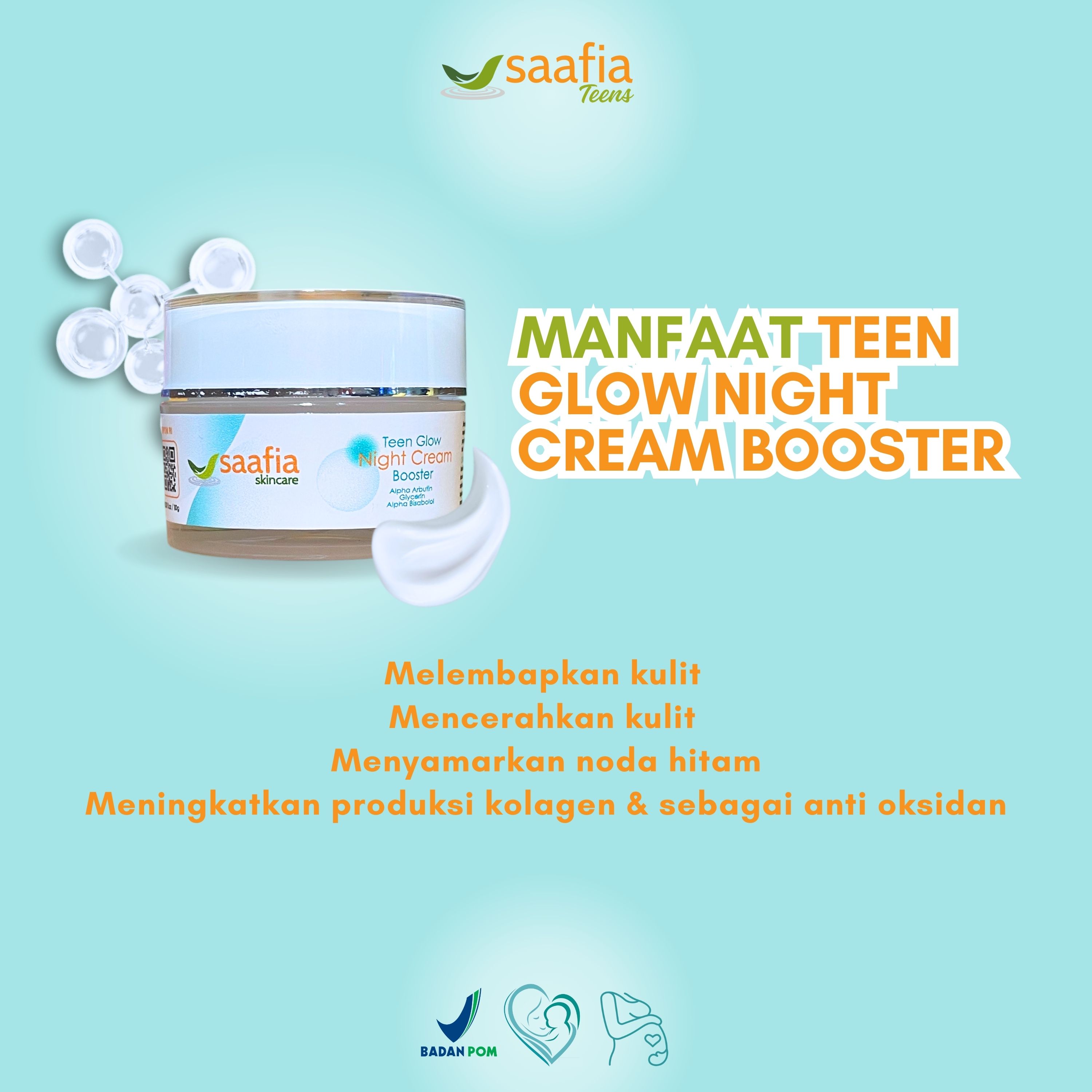 Teen Glow Night Cream Booster Manfaat