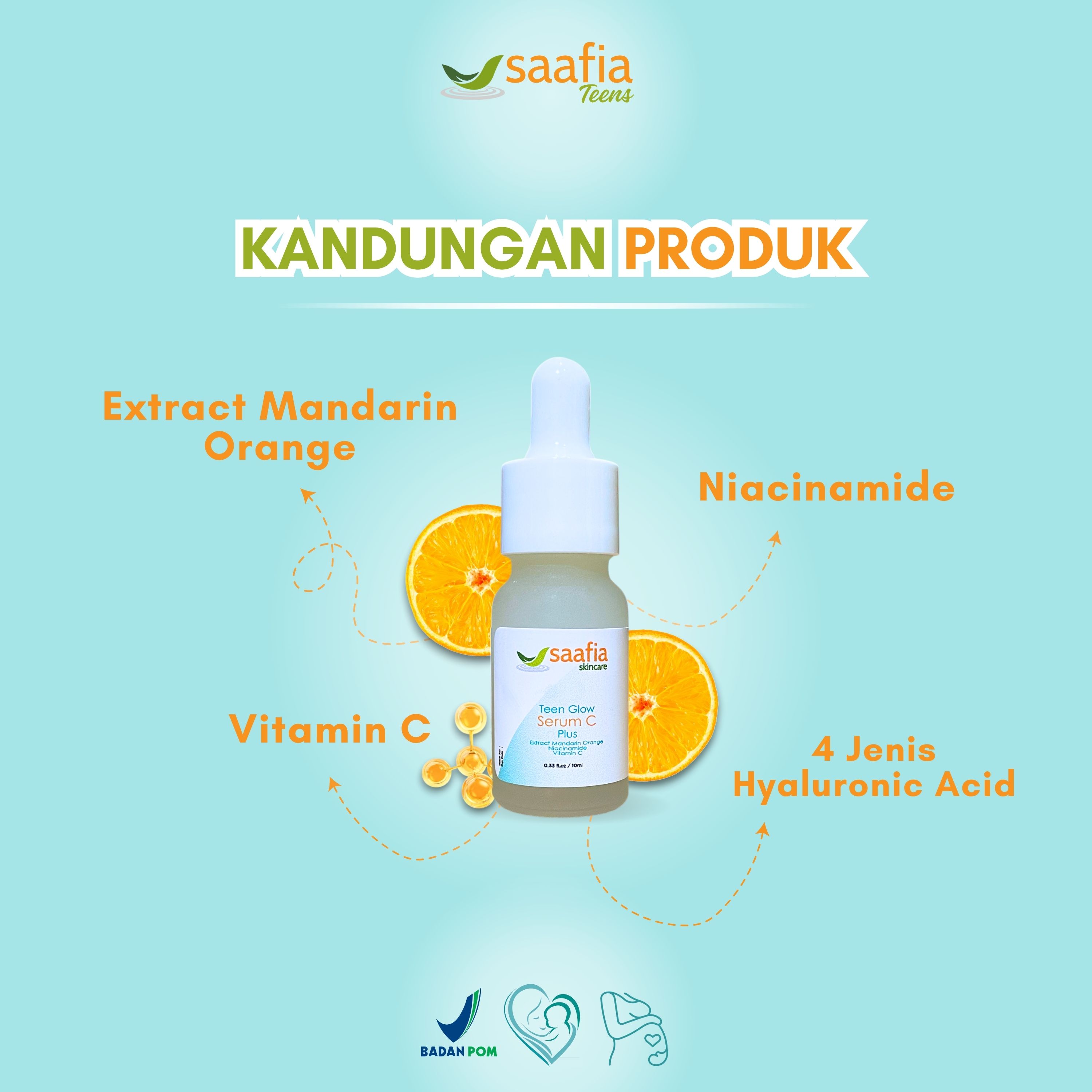 Kandungan Teen Glow Serum C Plus